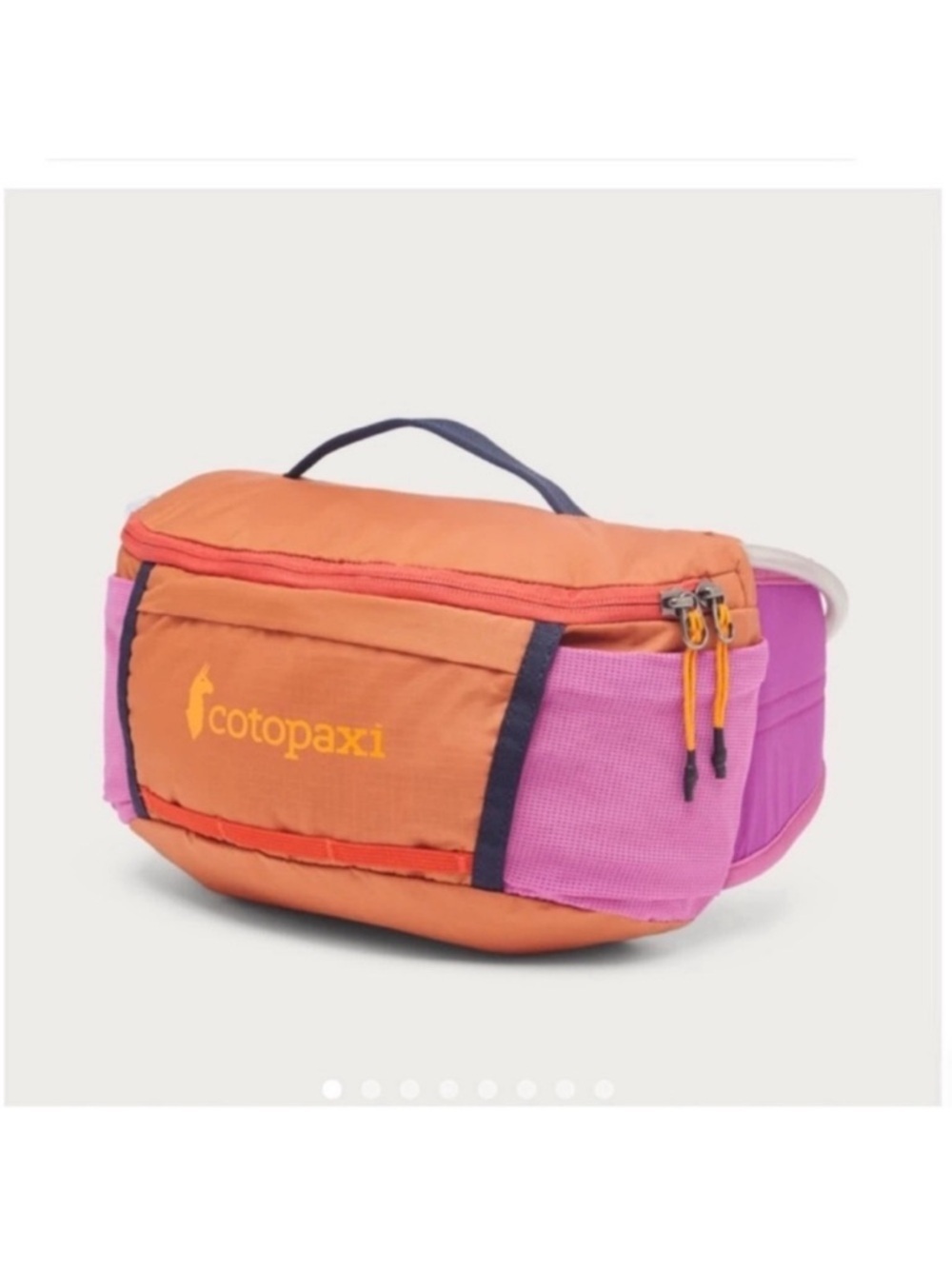 Cotopaxi Lagos 5L Hiking Hydration Hip Pack Orange Purple NWT Ventilated - Picture 4 of 11